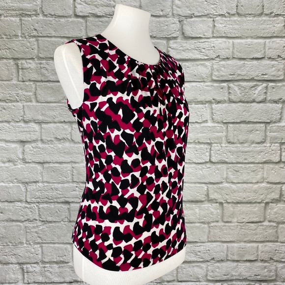 Calvin Klein Pink & Black Abstract Print Cami - Picture 3 of 5